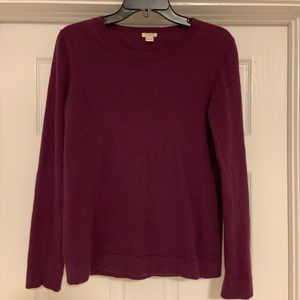Purple J. Crew Sweater